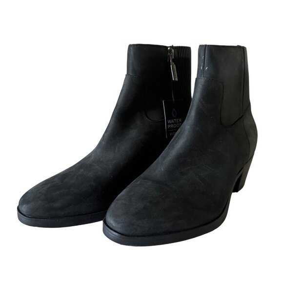 Vionic Water Proof Shantelle US 5 EU 36 Black Suede Heal Booties Arch Support N - Picture 11 of 13